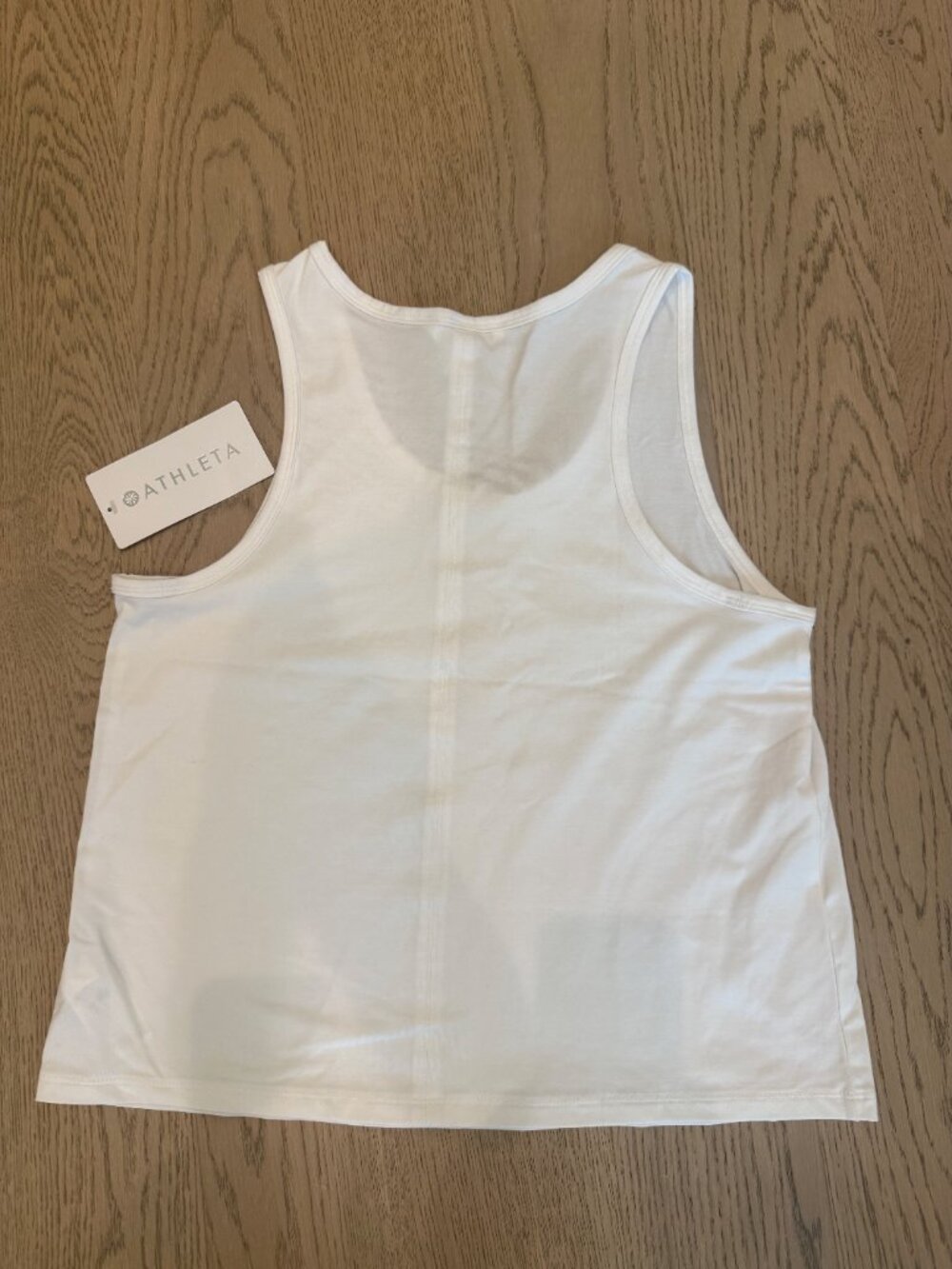 Athleta Essential Tank | Medium | White | SUPIMA Cotton | NWT - Picture 2 of 2